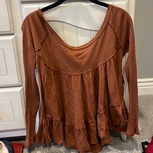 NWT Free People Long Sleeve Top